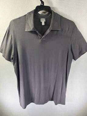 Armani Collezioni Men's Short Sleeve Modal Spandex Polo Shirt
